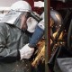 Flame retardant welding blanket Weld S1 grind