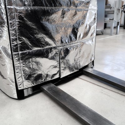 FUNDA CONTENEDOR 1000L AISLANTE TÉRMICA IGNÍFUGA CARRETILLA