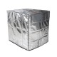 FUNDA BIDÓN 1000L AISLANTE TÉRMICA IGNÍFUGA DELANTERA
