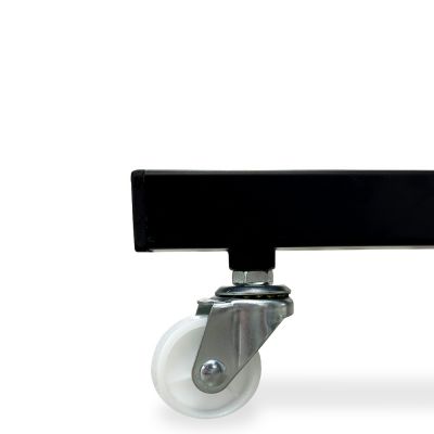 Lightweight welded frame with wheels