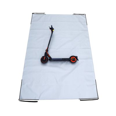 Flame retardant battery blankets for electric scooters