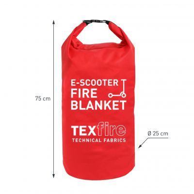 E-SCOOTER TASCHE - FLAMMHEMMENDE DECKE FÜR ELEKTROROLLER
