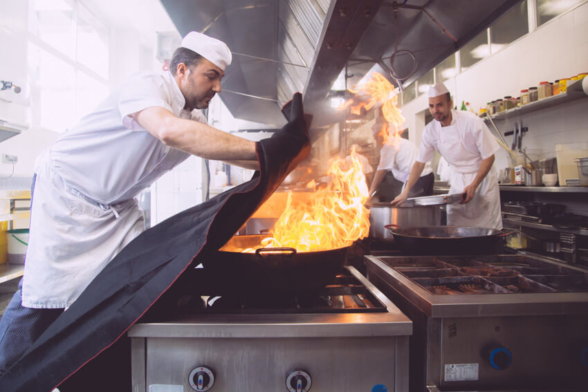 Manta ignífuga de uso doméstico COCINAS